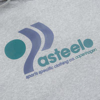 Pasteelo Track Hoodie in Heather Grey thumbnail