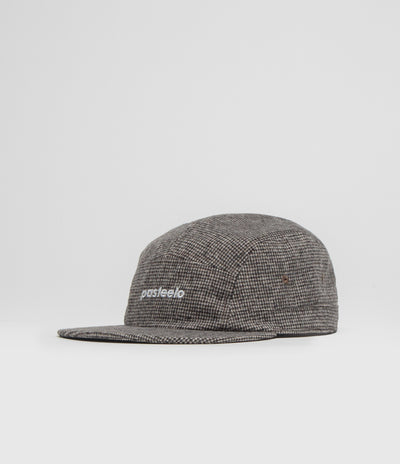 Pasteelo Wool Blend Cap in Micro Check