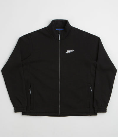 Pasteelo Zip Up Trainer Sweatshirt in Black