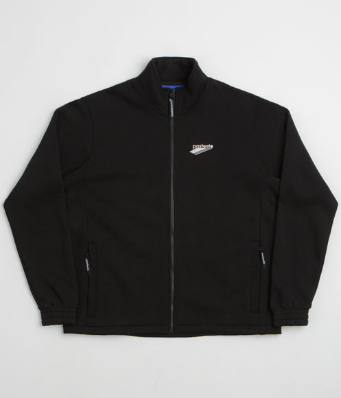Pasteelo Zip Up Trainer Sweatshirt - Black