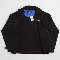 Pasteelo Zip Up Trainer Sweatshirt in Black thumbnail