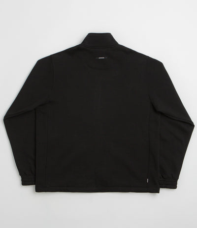 Pasteelo Zip Up Trainer Sweatshirt in Black