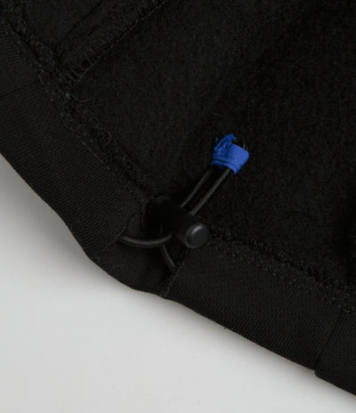 Pasteelo Zip Up Trainer Sweatshirt in Black