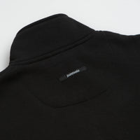 Pasteelo Zip Up Trainer Sweatshirt in Black thumbnail