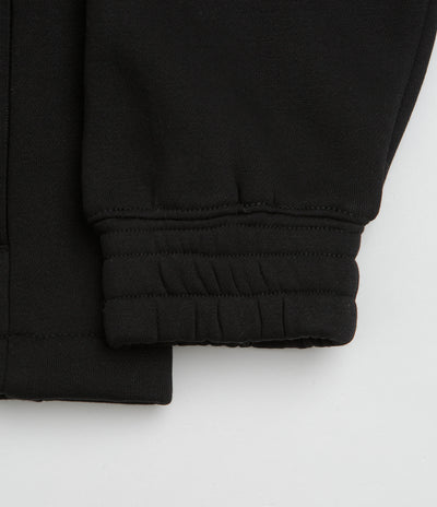Pasteelo Zip Up Trainer Sweatshirt in Black
