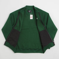 Pasteelo Zip Up Trainer Sweatshirt in Forest thumbnail