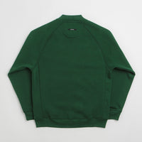 Pasteelo Zip Up Trainer Sweatshirt in Forest thumbnail