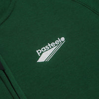 Pasteelo Zip Up Trainer Sweatshirt in Forest thumbnail