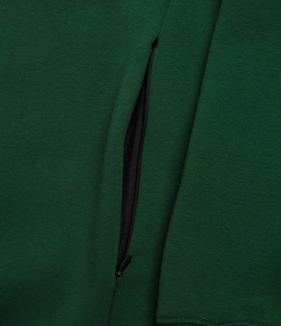 Pasteelo Zip Up Trainer Sweatshirt in Forest