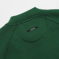 Pasteelo Zip Up Trainer Sweatshirt in Forest thumbnail