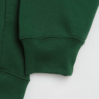 Pasteelo Zip Up Trainer Sweatshirt in Forest thumbnail
