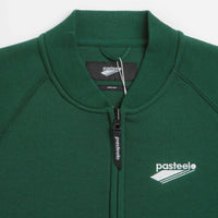 Pasteelo Zip Up Trainer Sweatshirt - Forest thumbnail