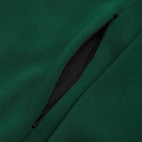 Pasteelo Zip Up Trainer Sweatshirt - Forest thumbnail