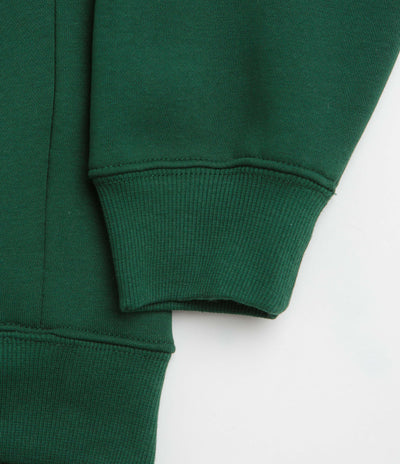 Pasteelo Zip Up Trainer Sweatshirt - Forest