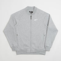 Pasteelo Zip Up Trainer Sweatshirt in Heather Grey thumbnail