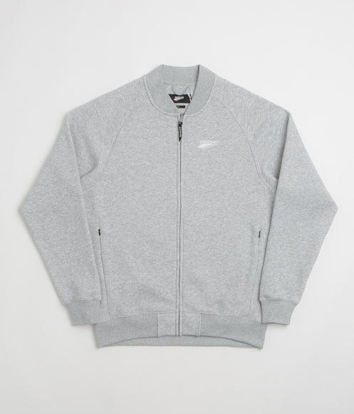 Pasteelo Zip Up Trainer Sweatshirt - Heather Grey
