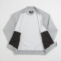 Pasteelo Zip Up Trainer Sweatshirt in Heather Grey thumbnail