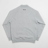 Pasteelo Zip Up Trainer Sweatshirt in Heather Grey thumbnail