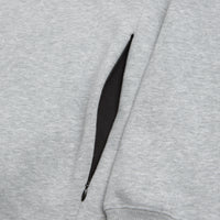 Pasteelo Zip Up Trainer Sweatshirt in Heather Grey thumbnail