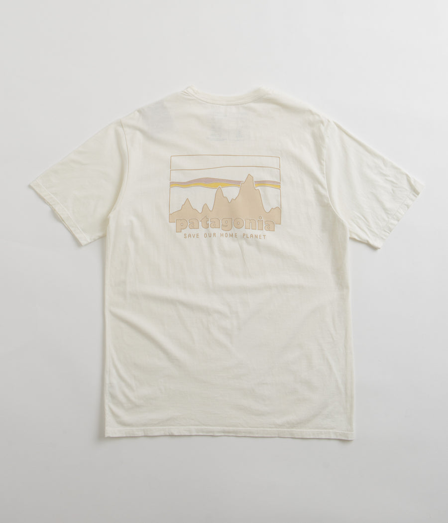 Patagonia 73 Skyline Organic T-Shirt - Birch White