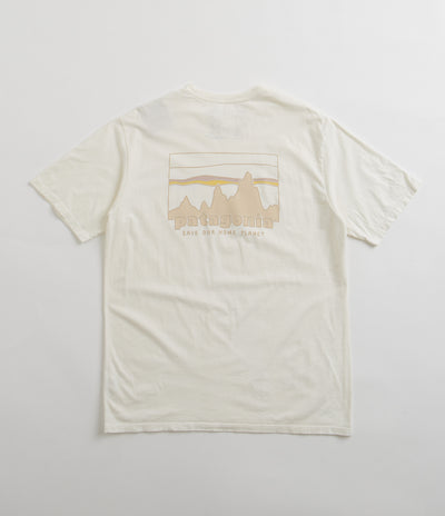 Patagonia 73 Skyline Organic T-Shirt - Birch White