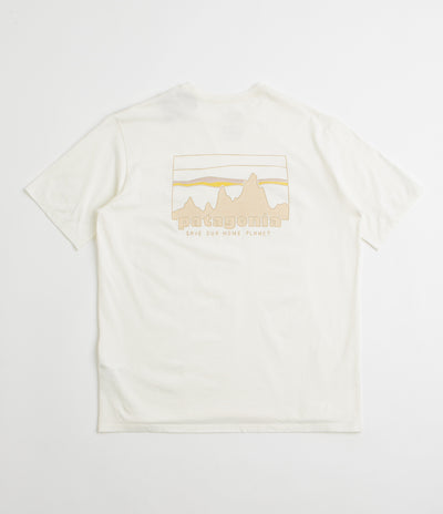Patagonia 73 Skyline Organic T-Shirt in Birch White