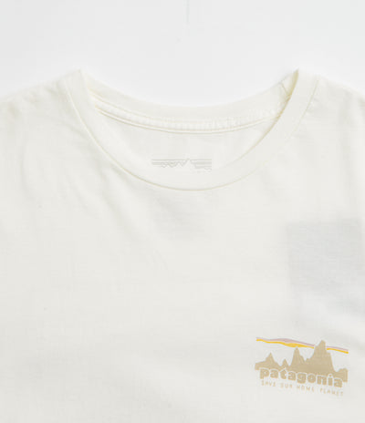 Patagonia 73 Skyline Organic T-Shirt in Birch White