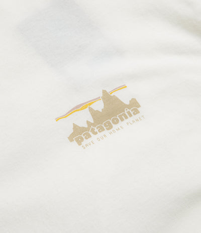 Patagonia 73 Skyline Organic T-Shirt in Birch White