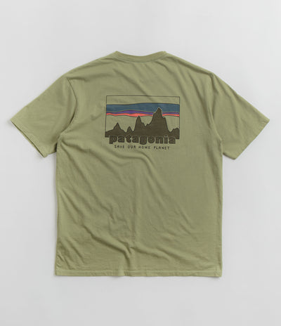 Patagonia 73 Skyline Organic T-Shirt in Buckhorn Green