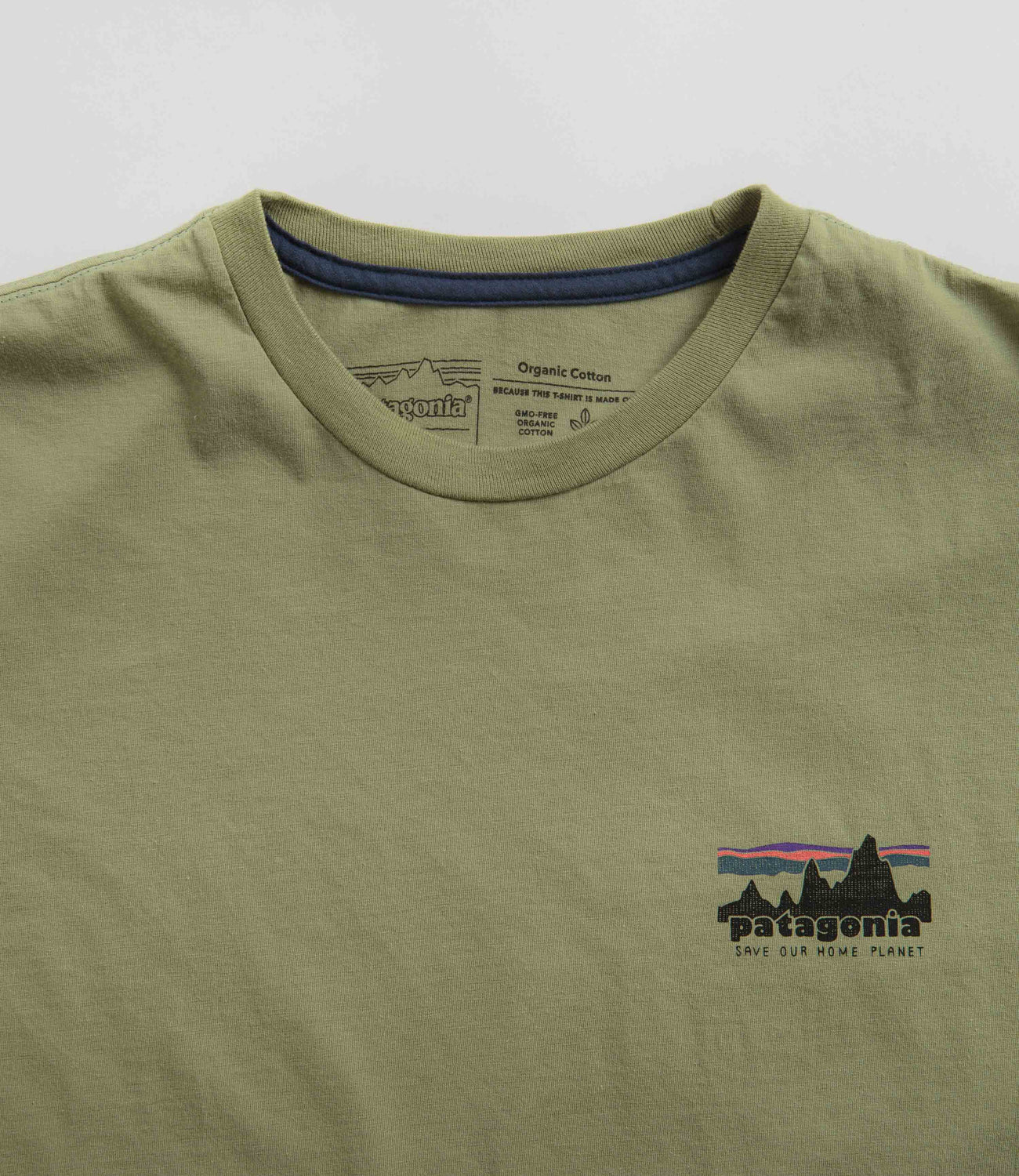 Patagonia 73 Skyline Organic T-Shirt - Buckhorn Green | Flatspot