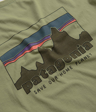 Patagonia 73 Skyline Organic T-Shirt in Buckhorn Green