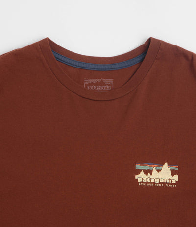 Patagonia 73 Skyline Organic T-Shirt in Dried Vanilla