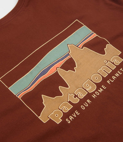 Patagonia 73 Skyline Organic T-Shirt in Dried Vanilla