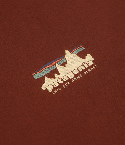 Patagonia 73 Skyline Organic T-Shirt in Dried Vanilla