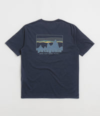 Patagonia 73 Skyline Organic T-Shirt in New Navy