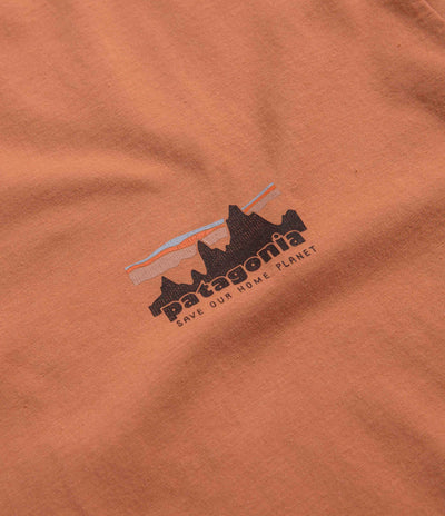 Patagonia 73 Skyline Organic T-Shirt in Sienna Clay