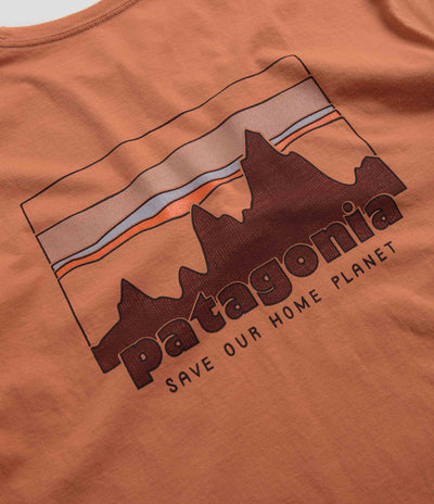 Patagonia 73 Skyline Organic T-Shirt in Sienna Clay