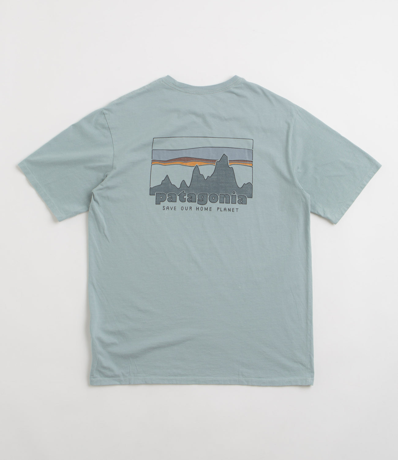Patagonia 73 Skyline Organic T-Shirt - Thermal Blue | Flatspot