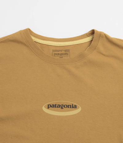 Patagonia 95 Oval Logo T-Shirt in Bobcat Brown: Sunshine