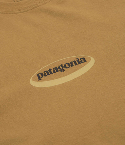 Patagonia 95 Oval Logo T-Shirt in Bobcat Brown: Sunshine