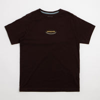 Patagonia 95 Oval Logo T-Shirt - Den Brown: Heliotropic thumbnail