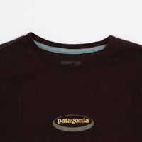 Patagonia 95 Oval Logo T-Shirt - Den Brown: Heliotropic thumbnail