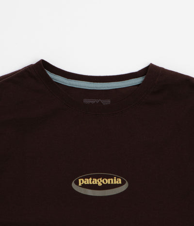 Patagonia 95 Oval Logo T-Shirt - Den Brown: Heliotropic
