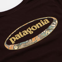 Patagonia 95 Oval Logo T-Shirt - Den Brown: Heliotropic thumbnail