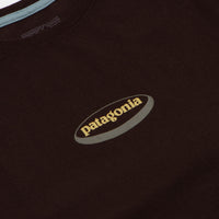 Patagonia 95 Oval Logo T-Shirt - Den Brown: Heliotropic thumbnail
