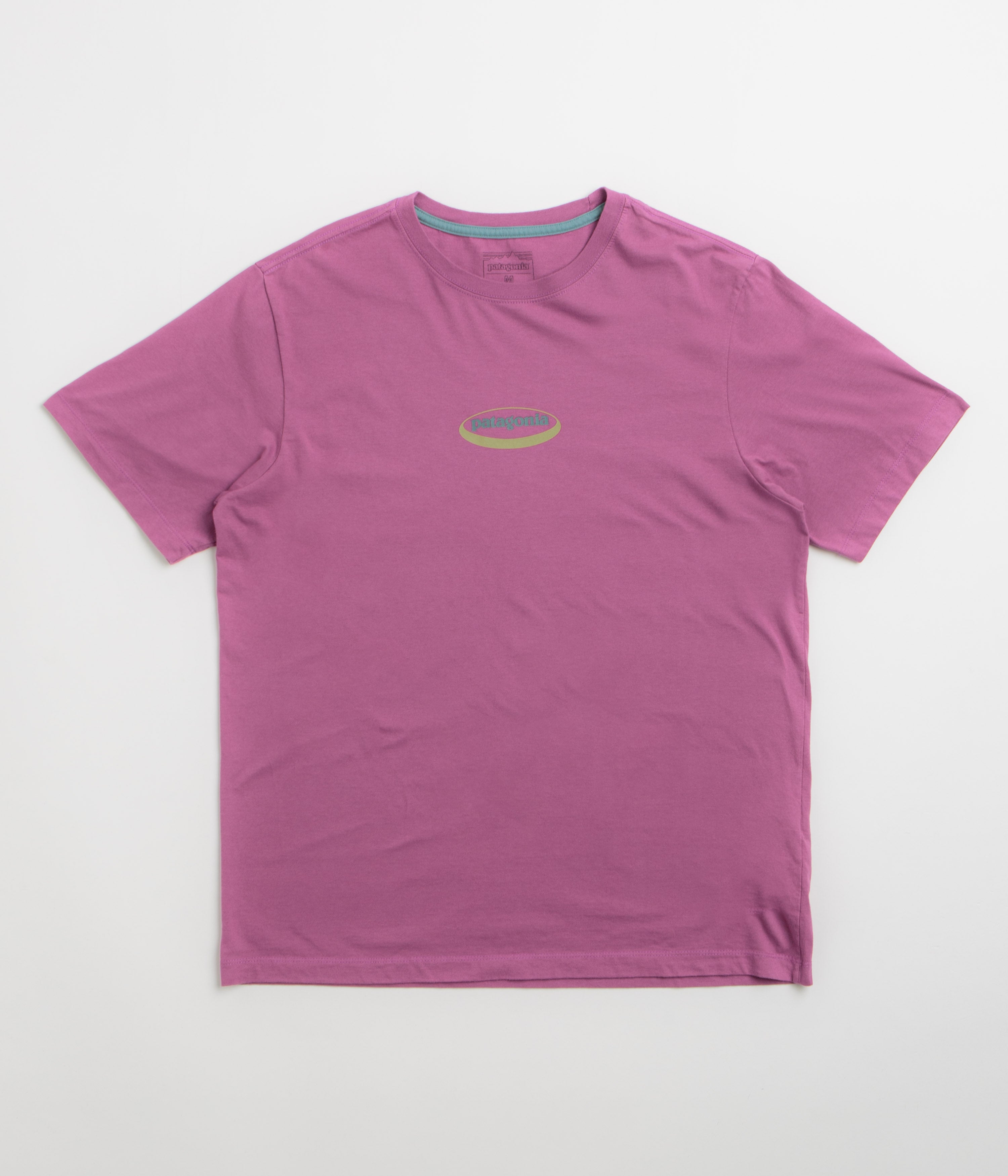 Patagonia 95 Oval Logo T-Shirt - Faded Magenta