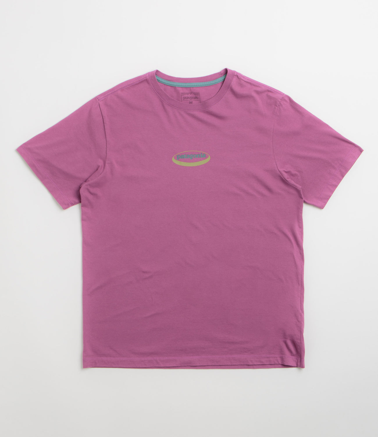 Patagonia 95 Oval Logo T-Shirt - Faded Magenta | flatspot