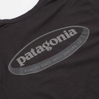 Patagonia 95 Oval Logo T-Shirt - Ink Black thumbnail