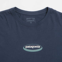 Patagonia 95 Oval Logo T-Shirt - New Navy: Kaleido thumbnail