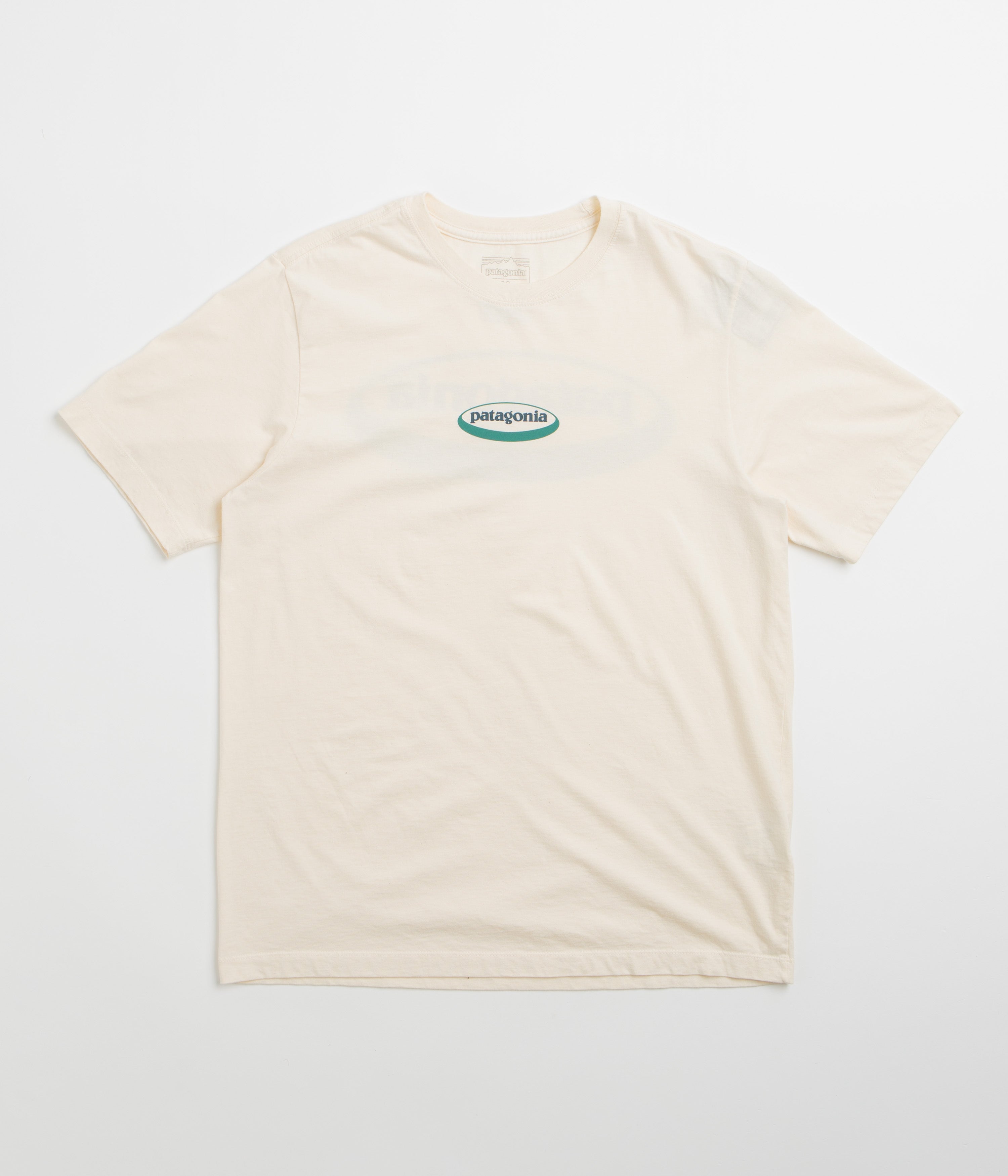 Patagonia 95 Oval Logo T-Shirt - Undyed Natural